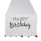 Happy Birthday Embellished Table Runner 14&#x22; x 72&#x22;